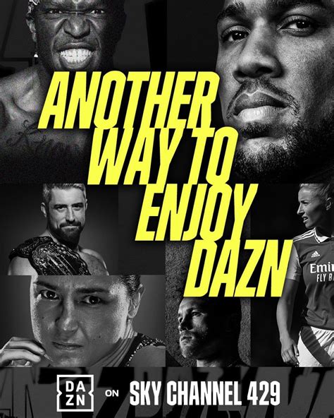 DAZN launches channel 429 on Sky ahead of Anthony Joshua 